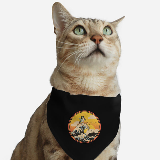 The Great Heeler Off Kanagawa-Cat-Adjustable-Pet Collar-retrodivision