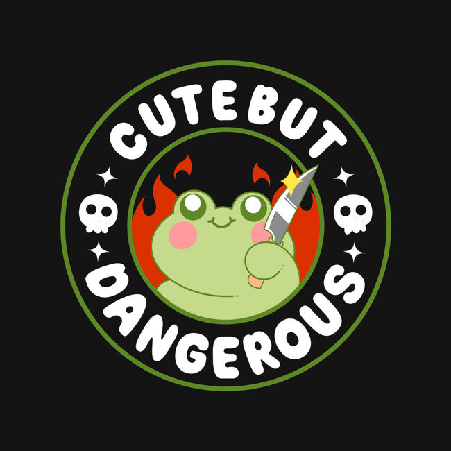 Cute But Dangerous Toad-Womens-V-Neck-Tee-Tri haryadi