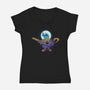 Let The Magic Shines-Womens-V-Neck-Tee-dandingeroz