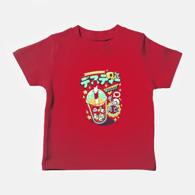 Death Tea Boba-Baby-Basic-Tee-ilustrata