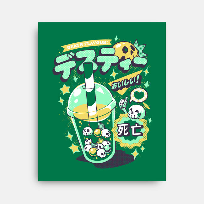 Death Tea Boba-None-Stretched-Canvas-ilustrata