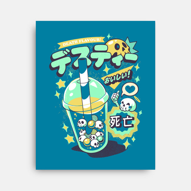 Death Tea Boba-None-Stretched-Canvas-ilustrata