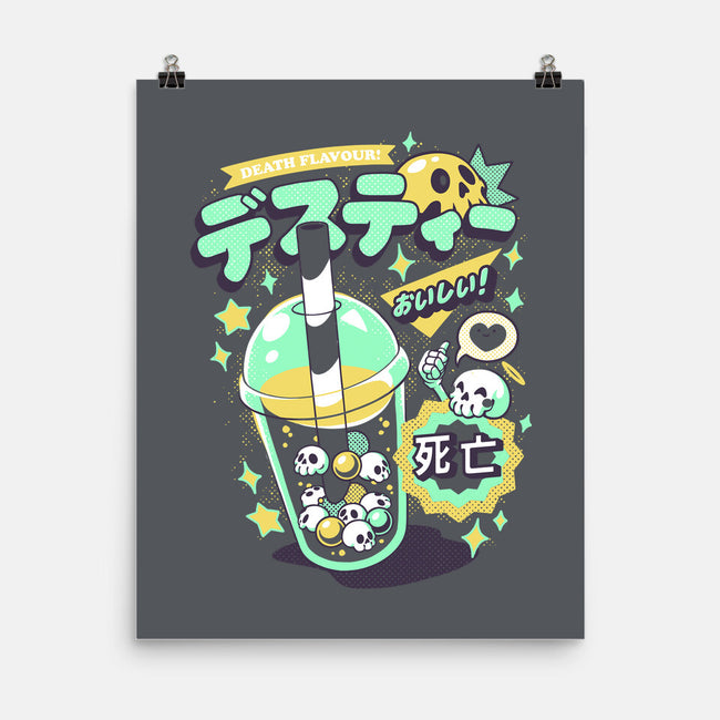 Death Tea Boba-None-Matte-Poster-ilustrata