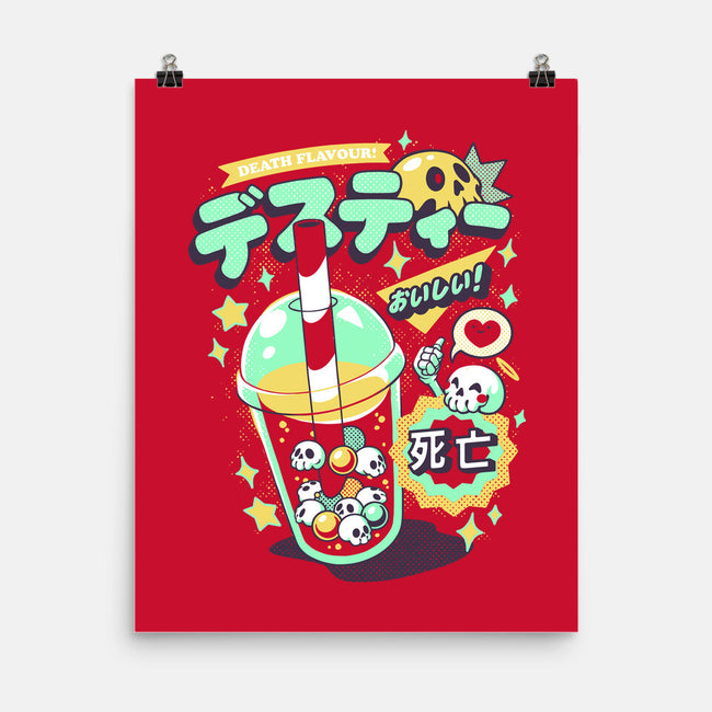 Death Tea Boba-None-Matte-Poster-ilustrata