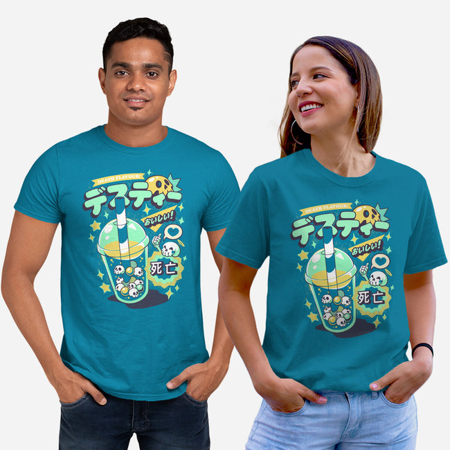 Death Tea Boba-Unisex-Basic-Tee-ilustrata