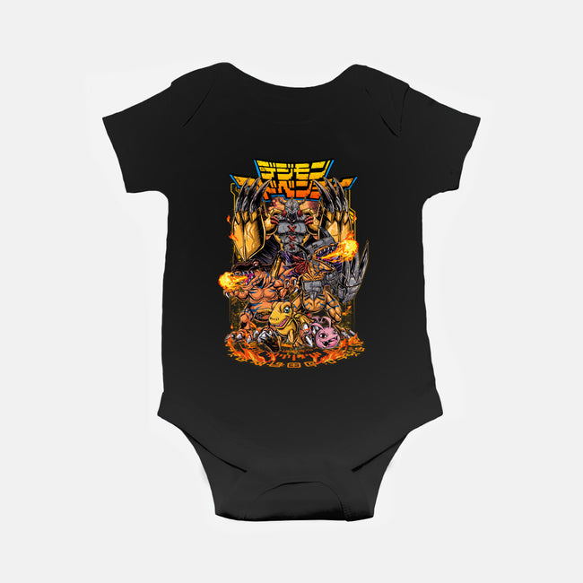 Agumon Evo-Baby-Basic-Onesie-Knegosfield