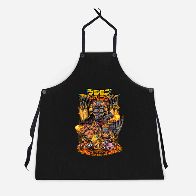 Agumon Evo-Unisex-Kitchen-Apron-Knegosfield