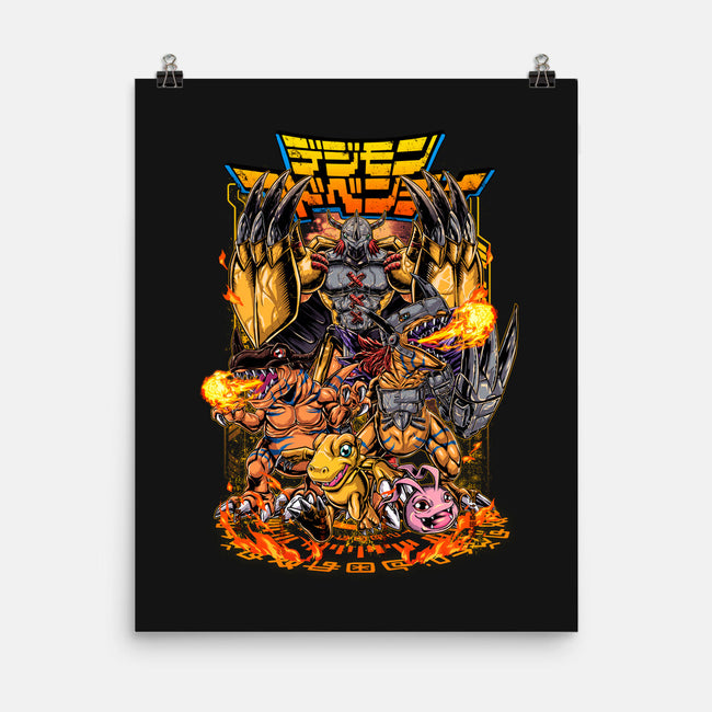 Agumon Evo-None-Matte-Poster-Knegosfield