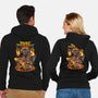 Agumon Evo-Unisex-Zip-Up-Sweatshirt-Knegosfield