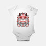 Kitsune Floral Symmetry-Baby-Basic-Onesie-NemiMakeit