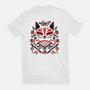 Kitsune Floral Symmetry-Youth-Basic-Tee-NemiMakeit