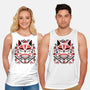 Kitsune Floral Symmetry-Unisex-Basic-Tank-NemiMakeit