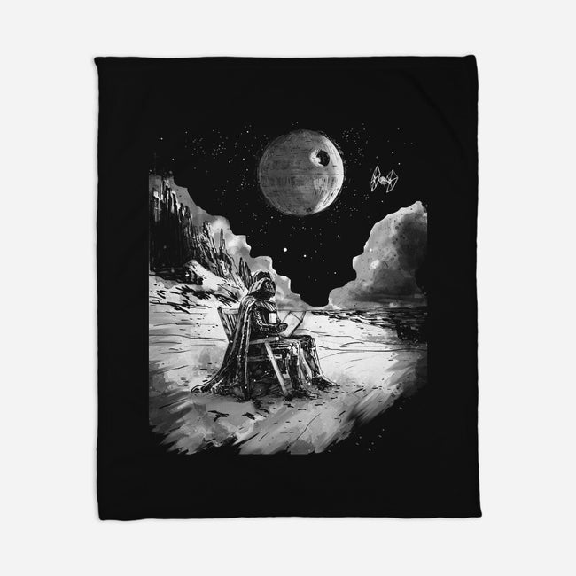 Summer On The Dark Side-None-Fleece-Blanket-kharmazero