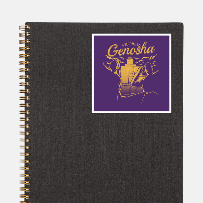 Welcome To Genosha-None-Glossy-Sticker-estudiofitas