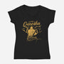 Welcome To Genosha-Womens-V-Neck-Tee-estudiofitas