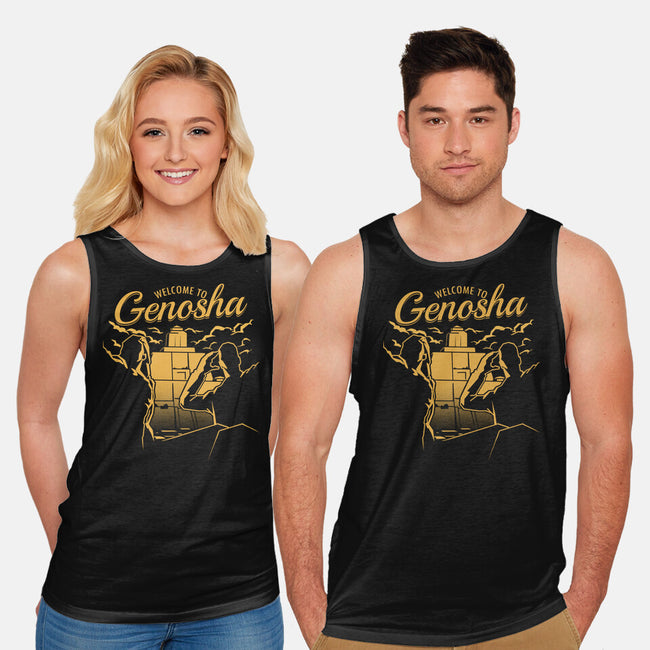 Welcome To Genosha-Unisex-Basic-Tank-estudiofitas