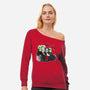 The Draculas-Womens-Off Shoulder-Sweatshirt-zascanauta