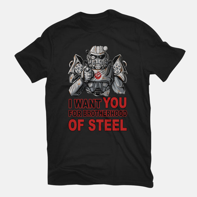 Brother Of Steel-Unisex-Basic-Tee-FernandoSala