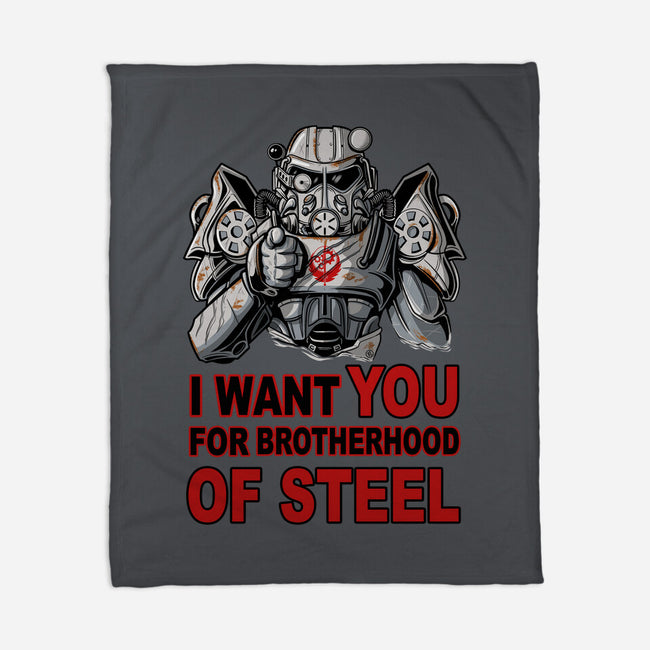 Brother Of Steel-None-Fleece-Blanket-FernandoSala