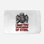 Brother Of Steel-None-Memory Foam-Bath Mat-FernandoSala