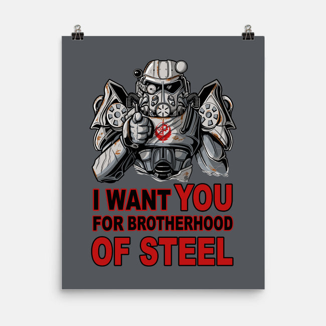 Brother Of Steel-None-Matte-Poster-FernandoSala