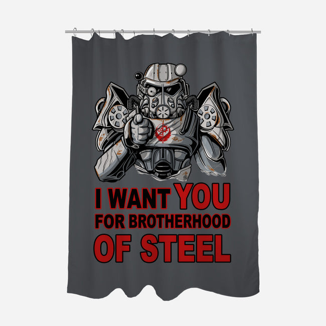 Brother Of Steel-None-Polyester-Shower Curtain-FernandoSala