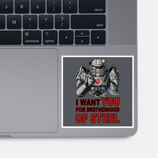 Brother Of Steel-None-Glossy-Sticker-FernandoSala