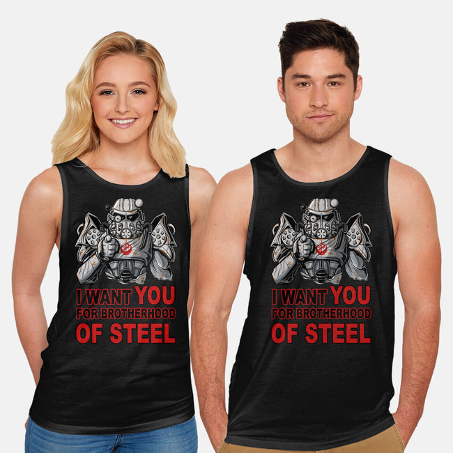 Brother Of Steel-Unisex-Basic-Tank-FernandoSala