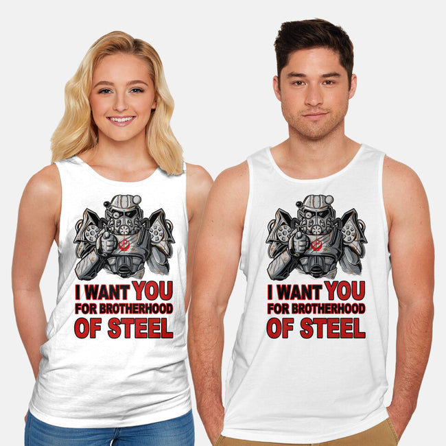 Brother Of Steel-Unisex-Basic-Tank-FernandoSala