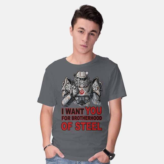 Brother Of Steel-Mens-Basic-Tee-FernandoSala