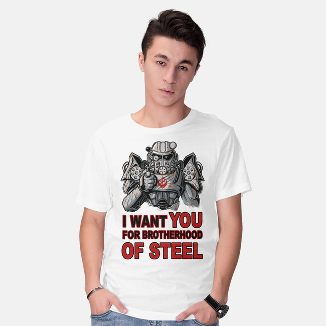 Brother Of Steel-Mens-Basic-Tee-FernandoSala