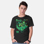 Farmer Vs Zombies-Mens-Basic-Tee-Heyra Vieira