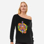 Zelda Mask-Womens-Off Shoulder-Sweatshirt-Ca Mask