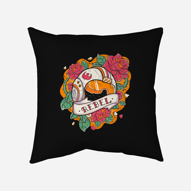 The Rebel-None-Removable Cover-Throw Pillow-Ca Mask