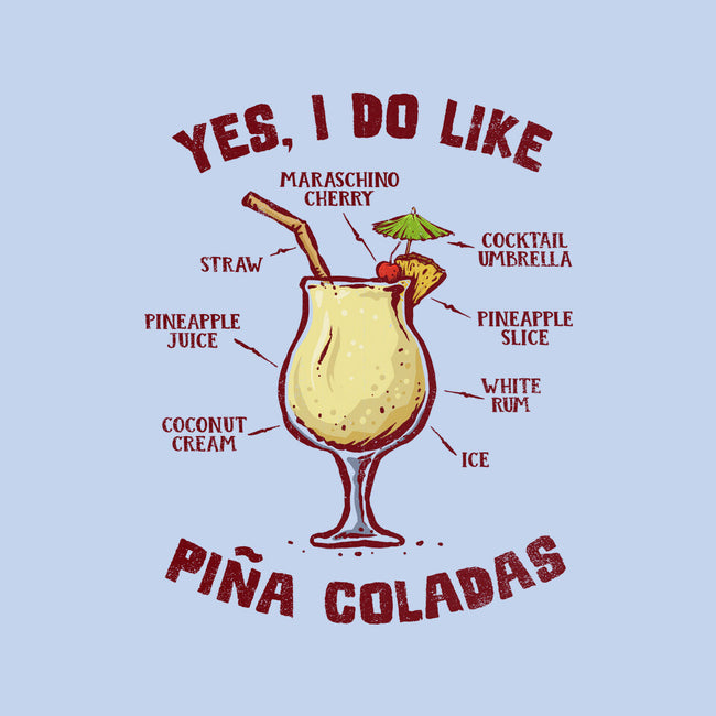 Yes I Do Like Pina Coladas-Womens-Basic-Tee-kg07