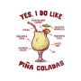 Yes I Do Like Pina Coladas-None-Removable Cover w Insert-Throw Pillow-kg07