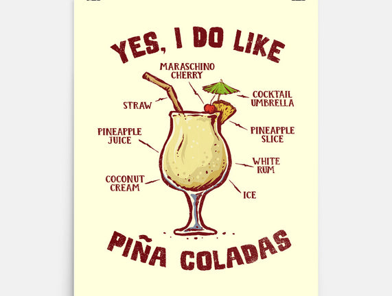 Yes I Do Like Pina Coladas