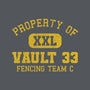 Property Of Vault 33-Womens-V-Neck-Tee-kg07