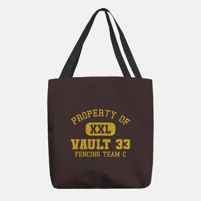 Property Of Vault 33-None-Basic Tote-Bag-kg07