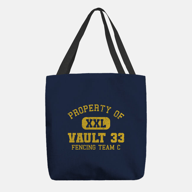 Property Of Vault 33-None-Basic Tote-Bag-kg07