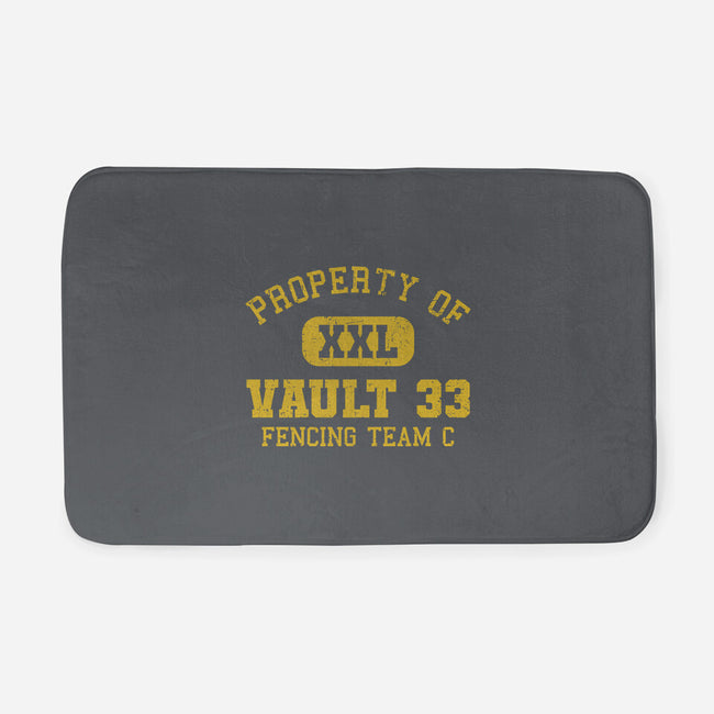 Property Of Vault 33-None-Memory Foam-Bath Mat-kg07