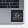 Property Of Vault 33-None-Glossy-Sticker-kg07