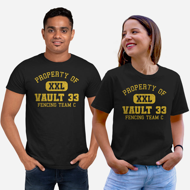 Property Of Vault 33-Unisex-Basic-Tee-kg07