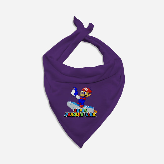 Super Penguin King 64-Cat-Bandana-Pet Collar-rocketman_art