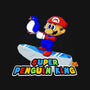 Super Penguin King 64-Baby-Basic-Tee-rocketman_art