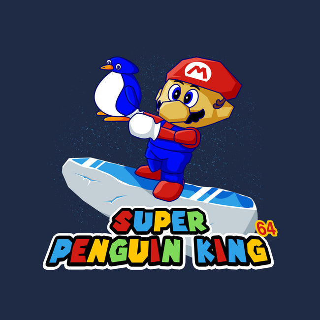 Super Penguin King 64-None-Fleece-Blanket-rocketman_art