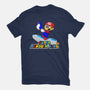 Super Penguin King 64-Mens-Heavyweight-Tee-rocketman_art