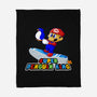 Super Penguin King 64-None-Fleece-Blanket-rocketman_art