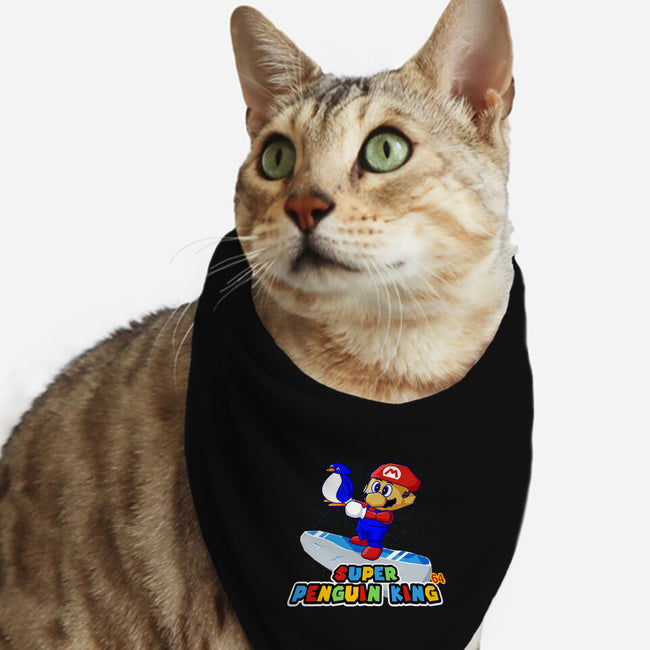 Super Penguin King 64-Cat-Bandana-Pet Collar-rocketman_art