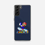 Super Penguin King 64-Samsung-Snap-Phone Case-rocketman_art